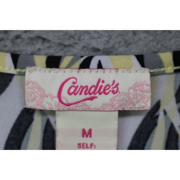 Candie's Short Sleeve Silky Babydoll Top-Vintage-Size Medium - Picture 5 of 10
